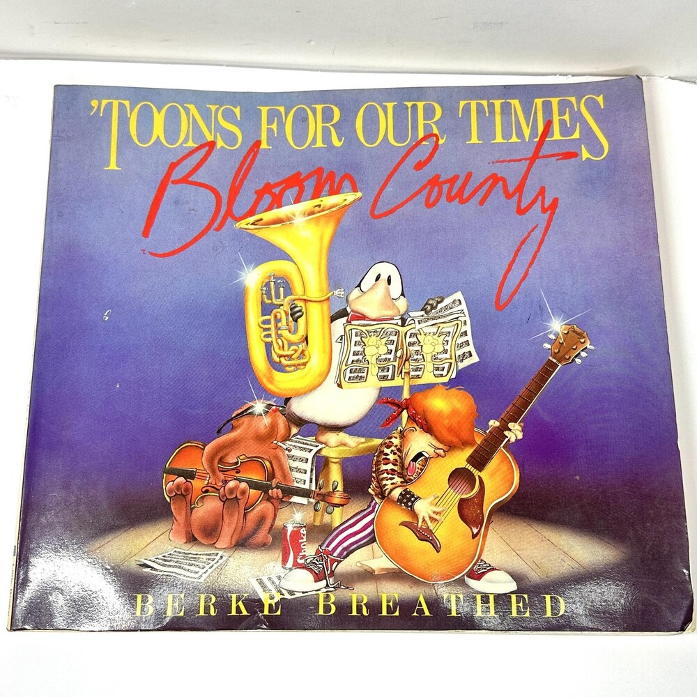 Vintage Toons For Our Times Bloom County Berke Breathed Comic Strips Softcover